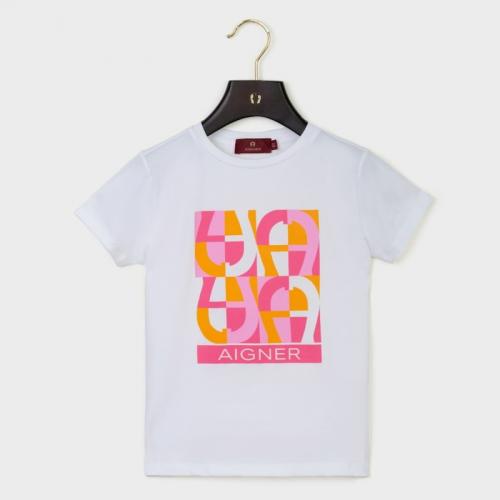 AIGNER・ピンクロゴのTシャツ