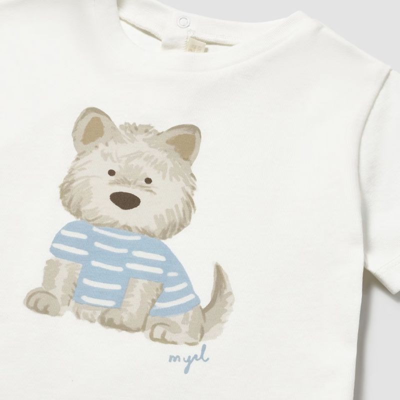 可愛いテリアのＴシャツ