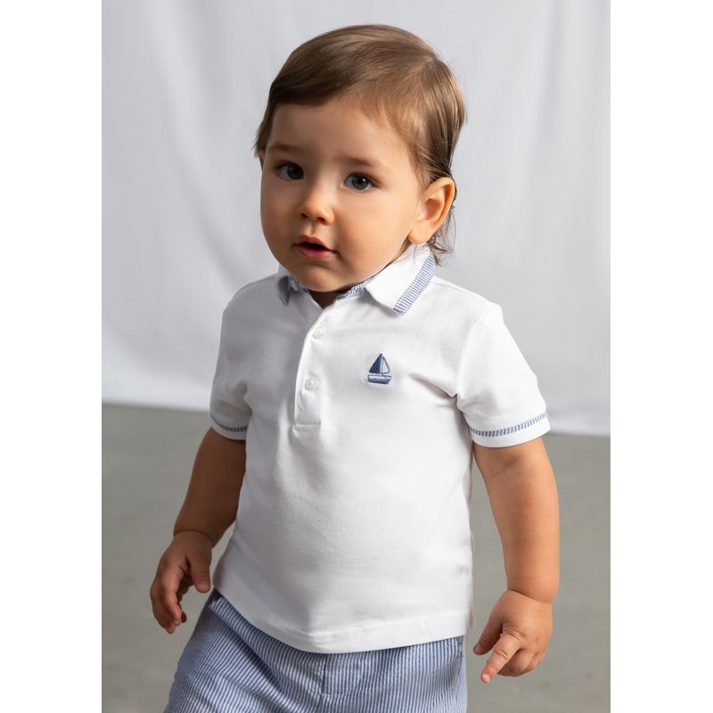 ヨットお刺しゅうのポロシャツ