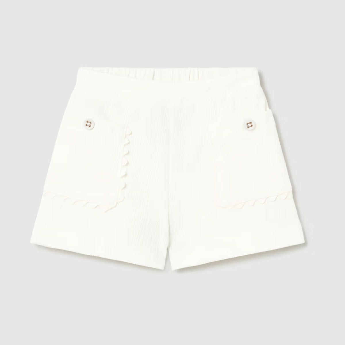波ブレードポケットのショートパンツ