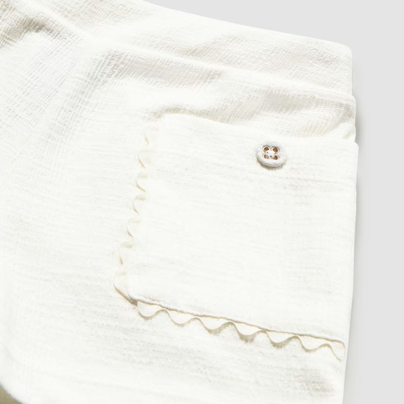 波ブレードポケットのショートパンツ