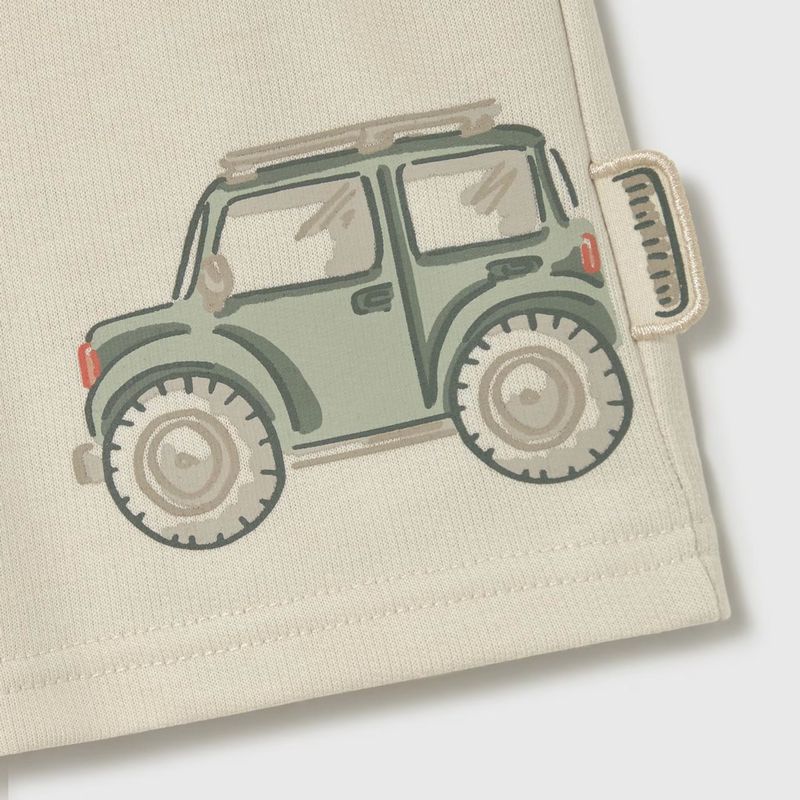 ナチュラルカラーのジャージーパンツ