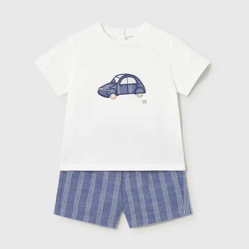 お洒落なCarモチーフのＴシャツ＆パンツSet