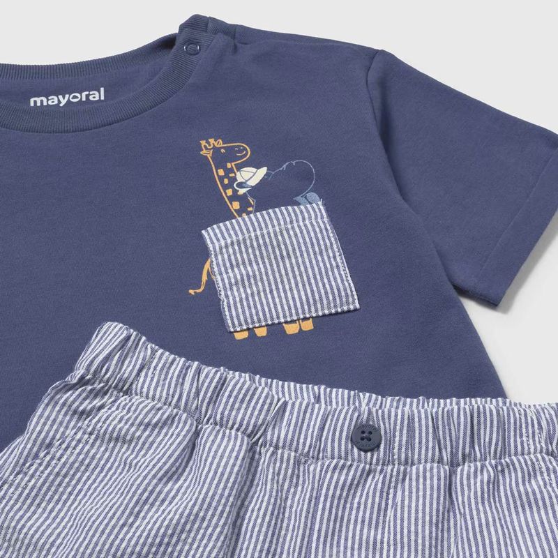 アニマルポケットのＴシャツ＆ショートパンツSet