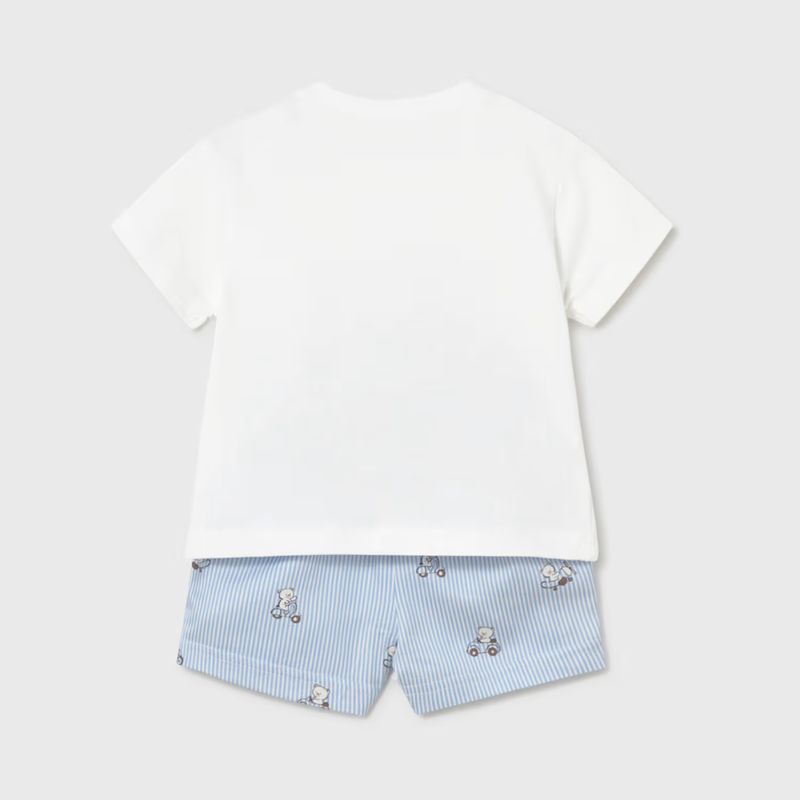 可愛いプロペラ機ベアーのＴシャツ＆ショートパンツSet