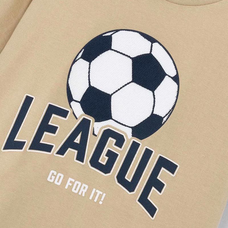 ベージュ・FootballＴシャツ