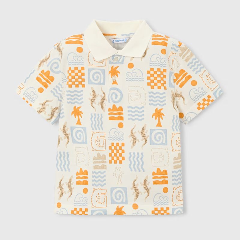 パステル模様のポロ