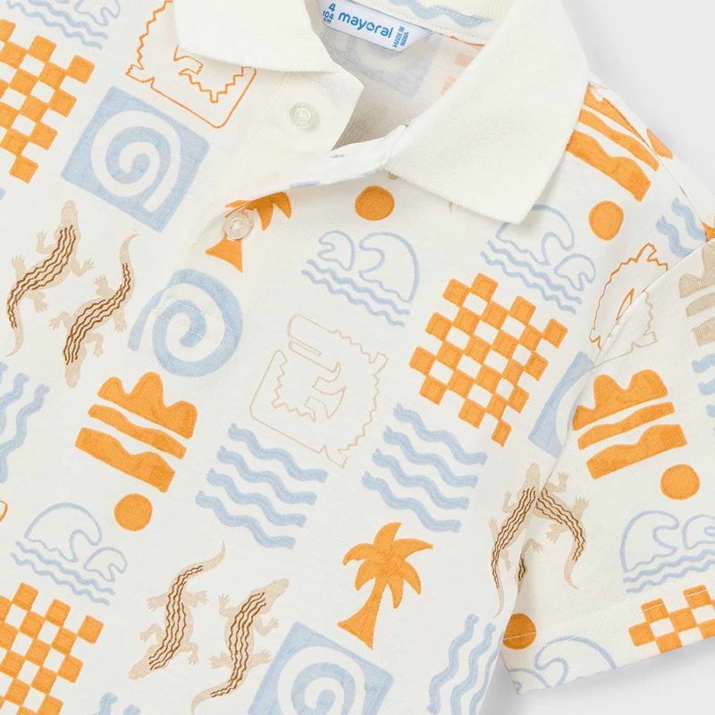 パステル模様のポロ