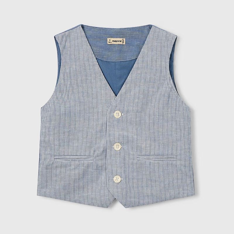 お洒落な２トーンベスト＆パンツSet