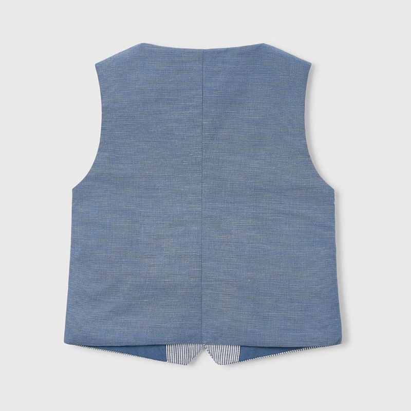 お洒落な２トーンベスト＆パンツSet