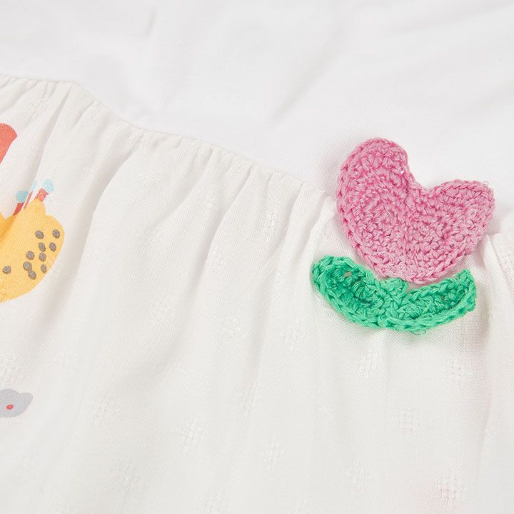 パステルフラワーのチュニック＆レギンスSet