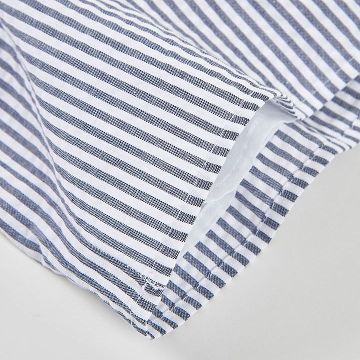 グレーストライプ・おリボンワンピース (ブルマ付き)