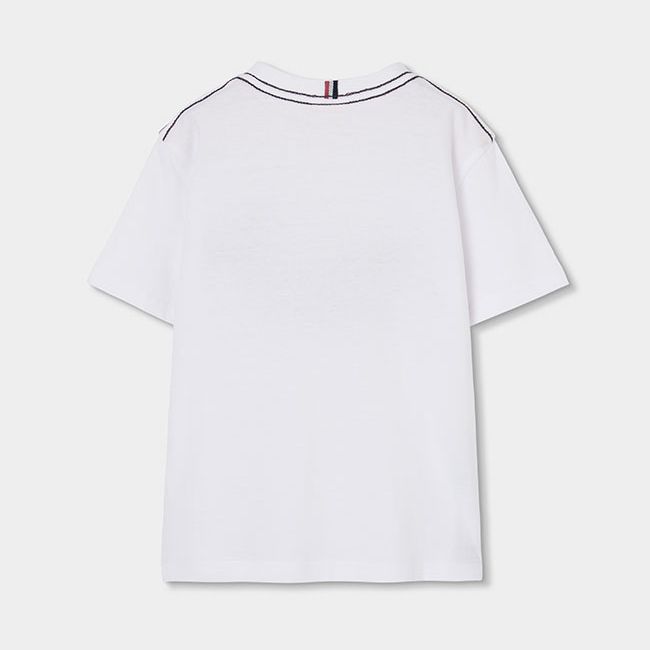 ネイビーホエールのモチーフＴシャツ