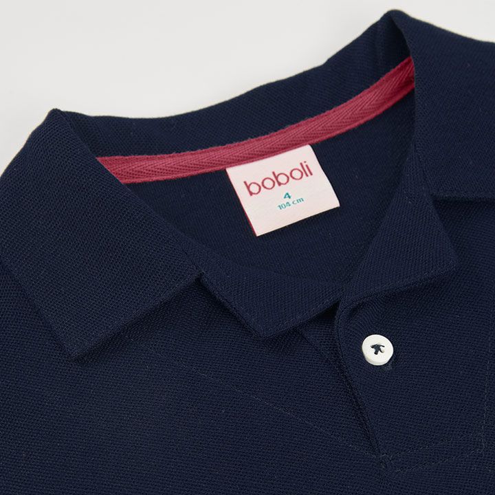 お洒落なネイビーポロ＆ネイビークジラのパンツSet