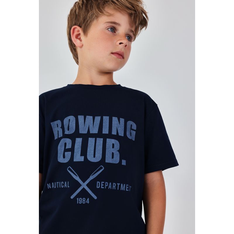 ボートクラブのネイビーＴシャツ