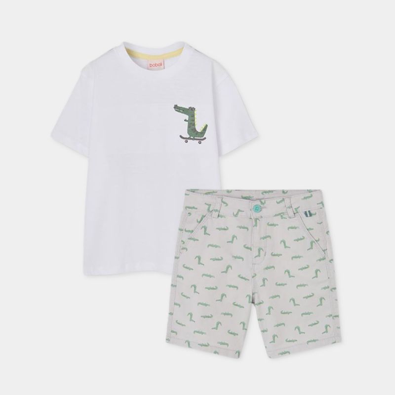 ワニさんのＴシャツ＆ショートパンツSet