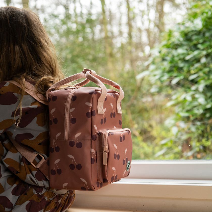 Small backpack cherry terracotta