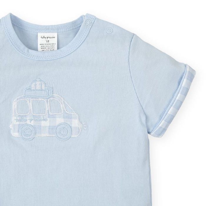 ブルーギンガム・トラベリングCARのＴシャツ＆パンツSet