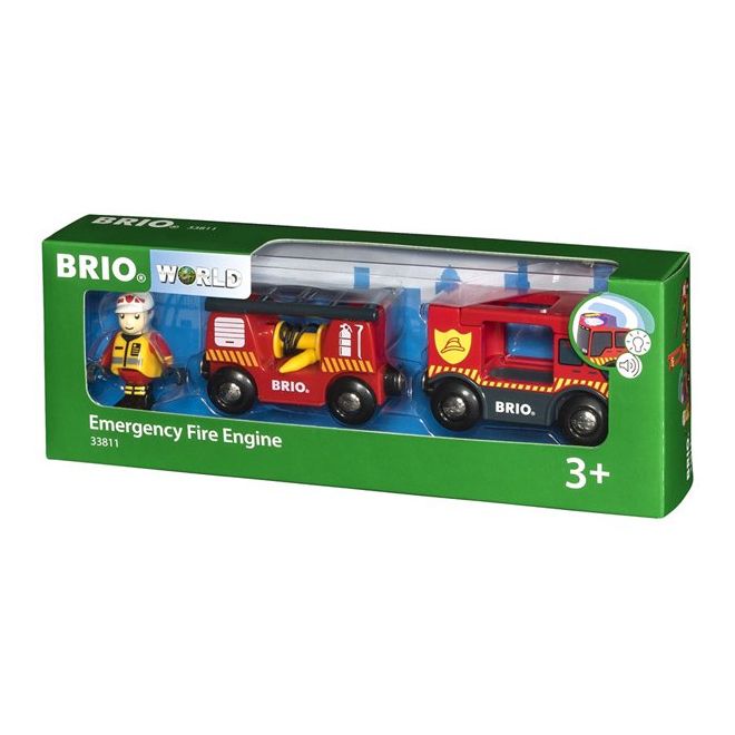 BRIO ライト&サウンド付ファイヤートラック