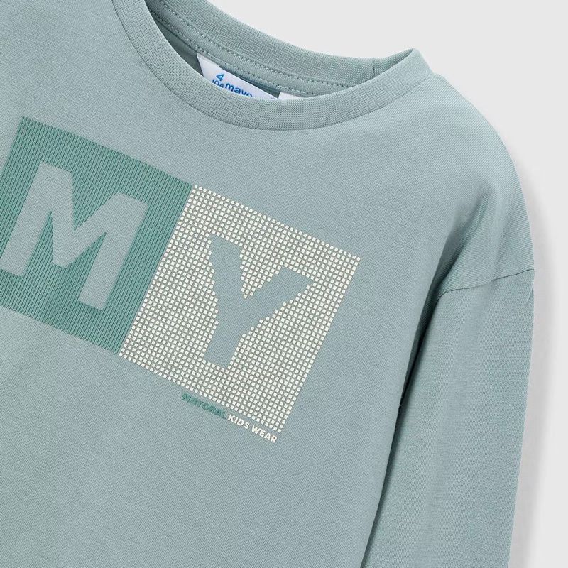 ライムグリーンの”MY”Ｔシャツ