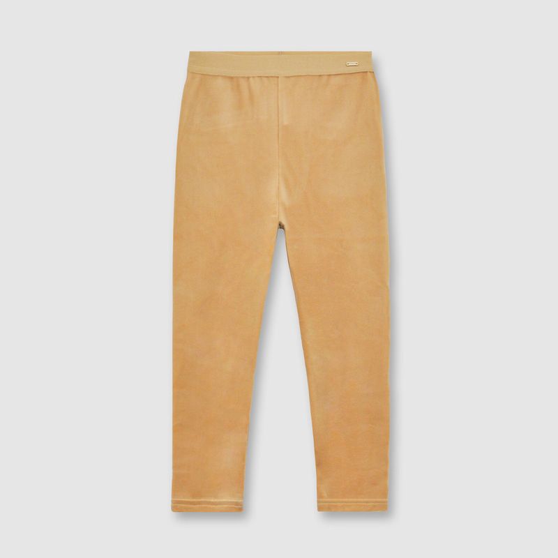 シンプルなベロアロングレギンス/C
