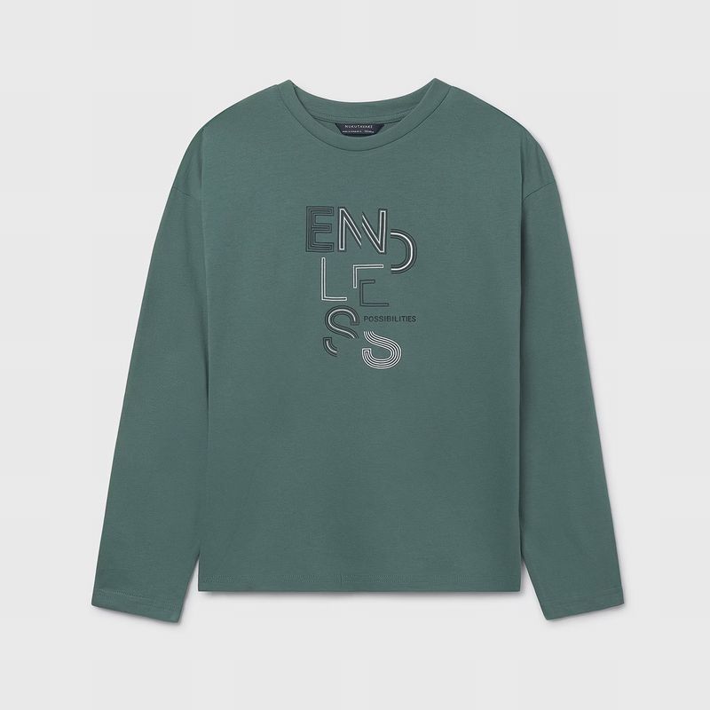 オシャレなモスグリーン系Ｔシャツ