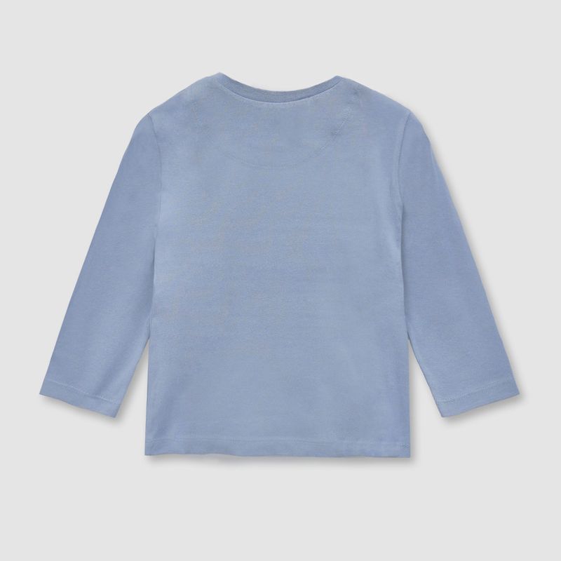 スポーツベアーのクラシックなブルーＴシャツ