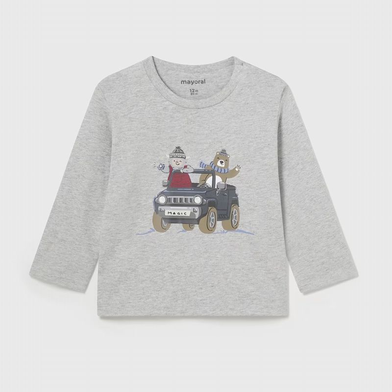 ドライビングカー・グレーＴシャツ