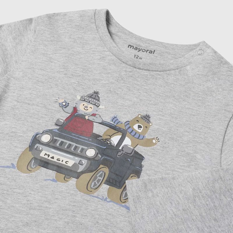 ドライビングカー・グレーＴシャツ