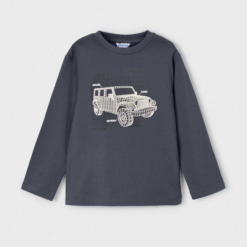 CARデザイン・チャコールＴシャツ