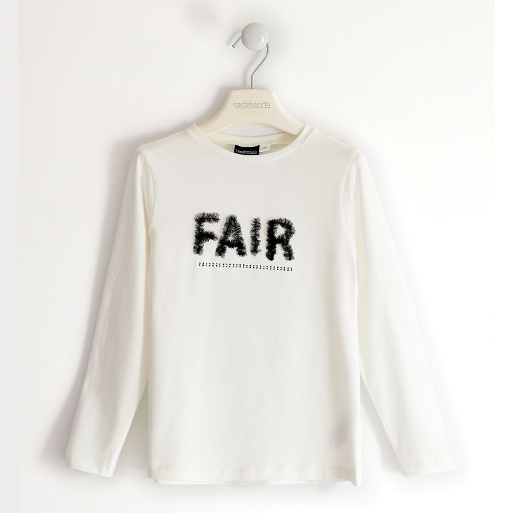 ”FAIR”チュールおリボンのTシャツ