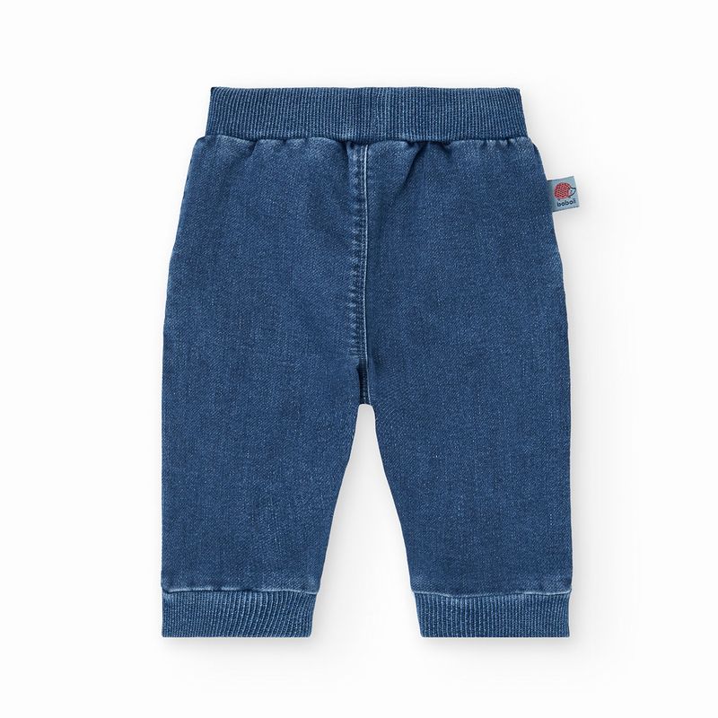 ミニボーイのデニムロングパンツ