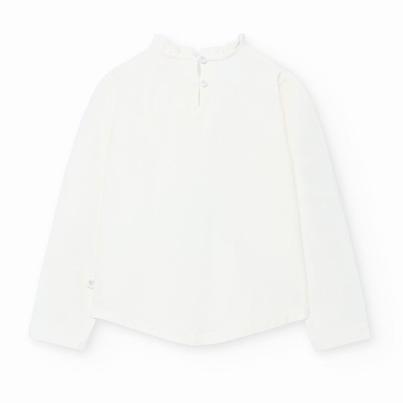 フリルネックのバレリーナＴシャツ