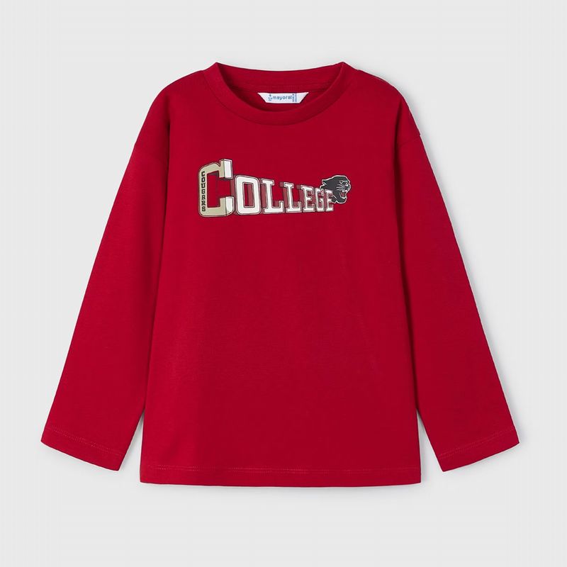 COLLEGE・レッドＴシャツ