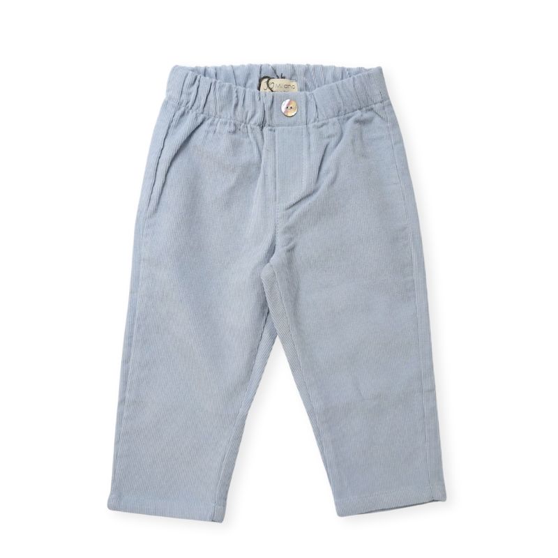 シンプルなコーデュロイのロングパンツ/B