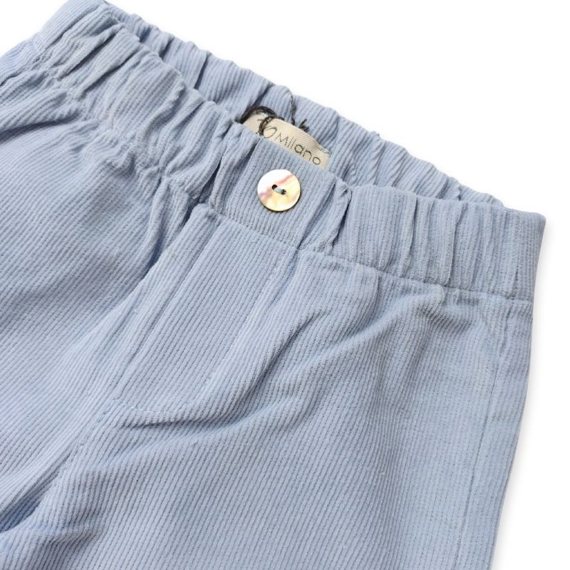 シンプルなコーデュロイのロングパンツ/B