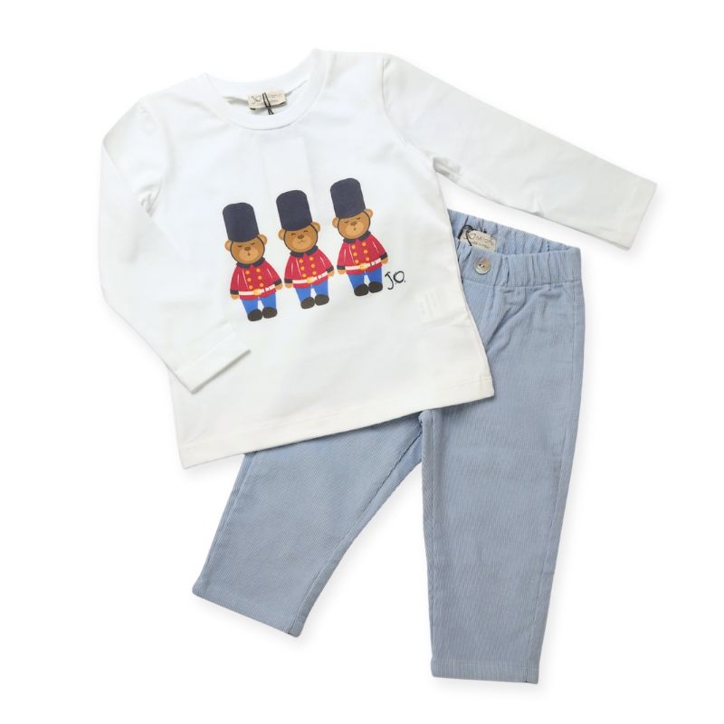 シンプルなコーデュロイのロングパンツ/B