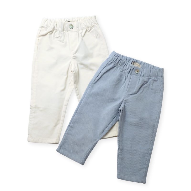 シンプルなコーデュロイのロングパンツ/I