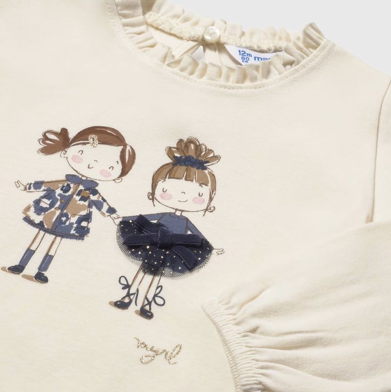 おしゃれなガールズスタイル・ナチュラルカラーＴシャツ