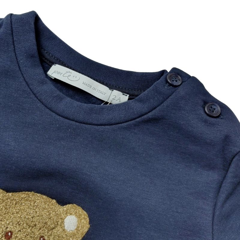 カッコイイ・テディの上質コットンのスウェット