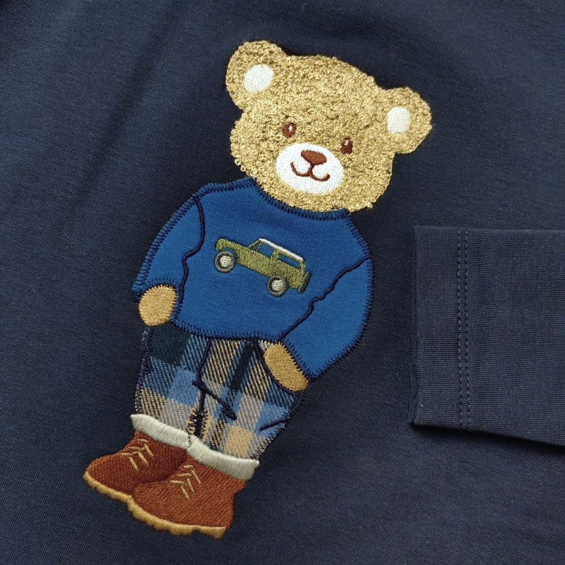 カッコイイ・テディの上質コットンのスウェット