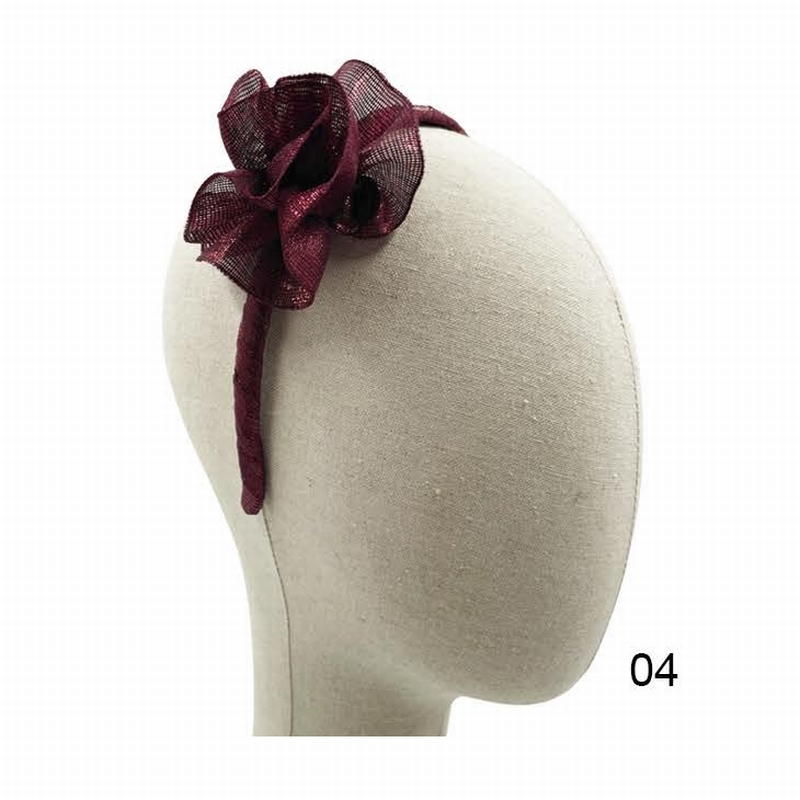 ラメフラワーのカチューシャ