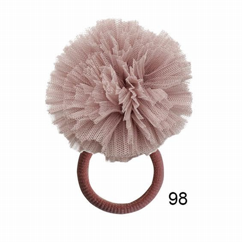 チュールポンポンのゴム