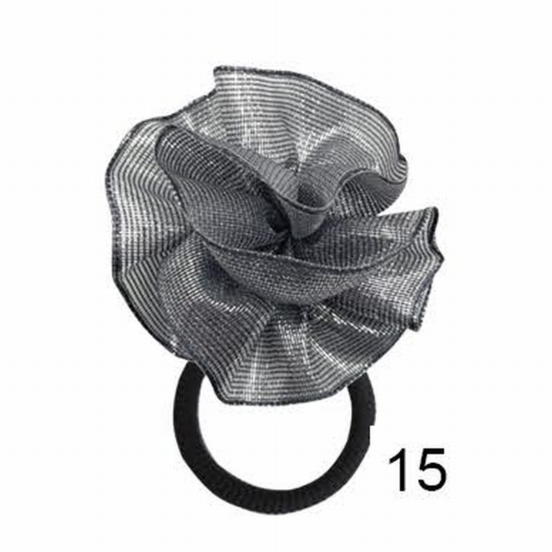 ラメフラワーのゴム