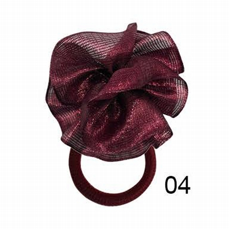 ラメフラワーのゴム