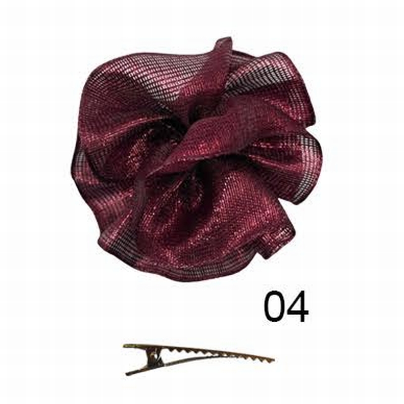 ラメフラワーのピン