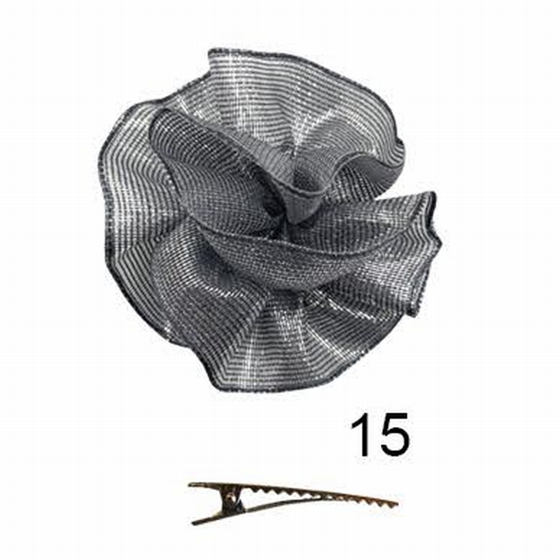 ラメフラワーのピン