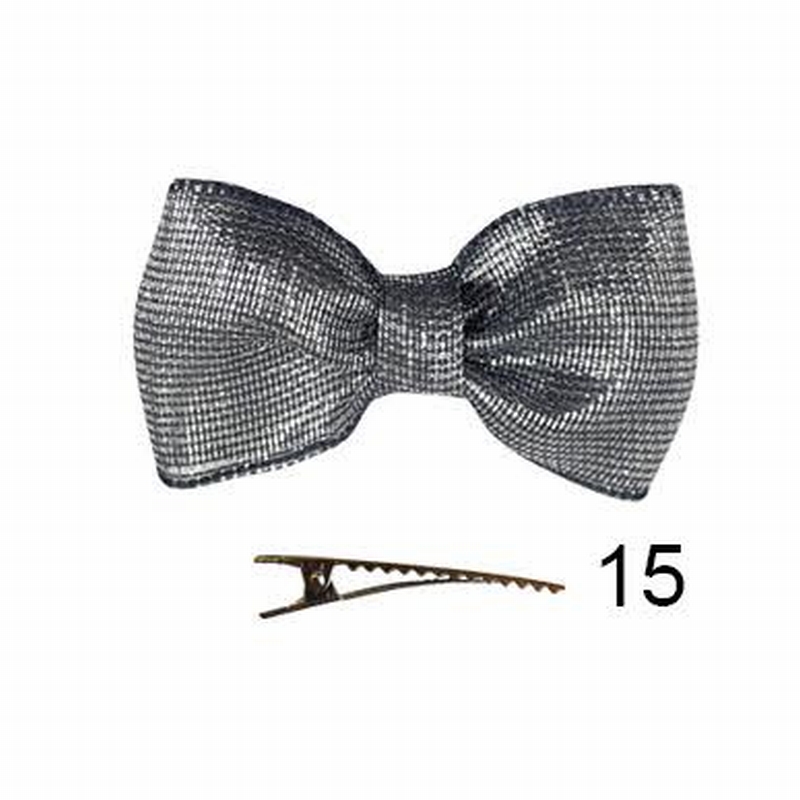 ラメおリボンのピン