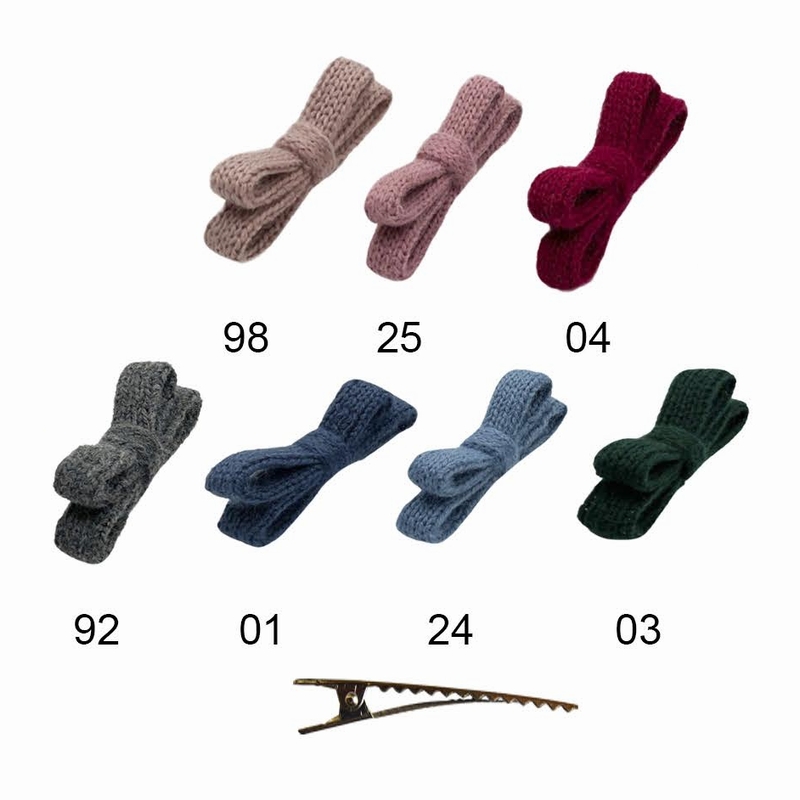 ダブルニットおリボンのピン