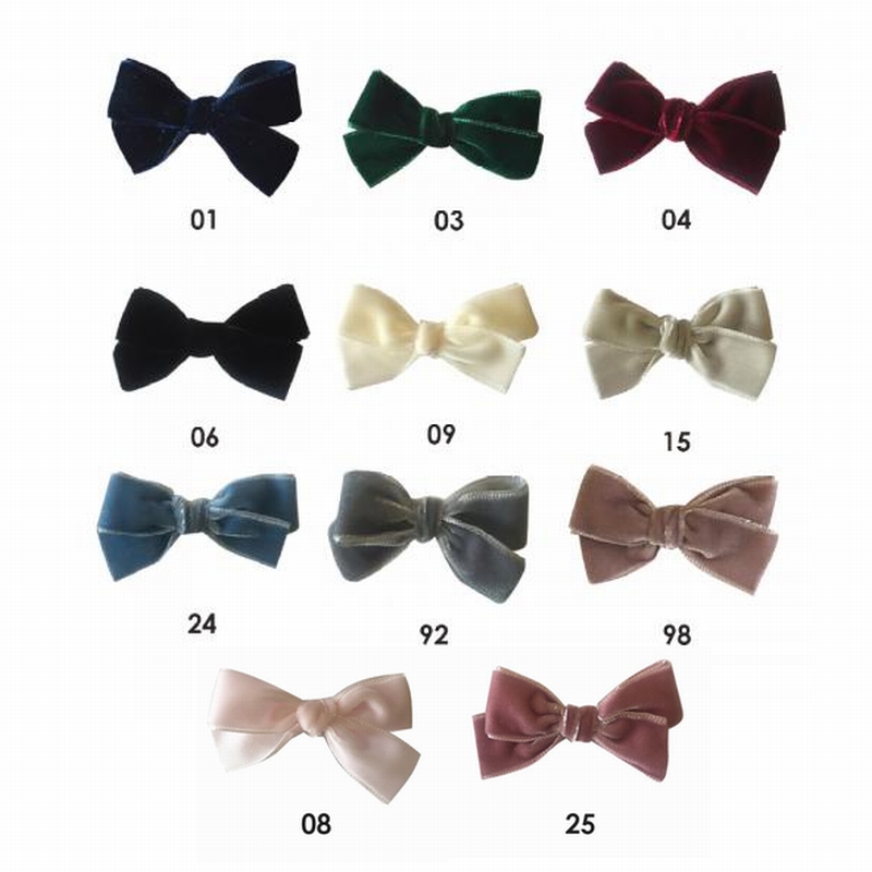 ベロア・チョウおリボンのBabyカチューシャ